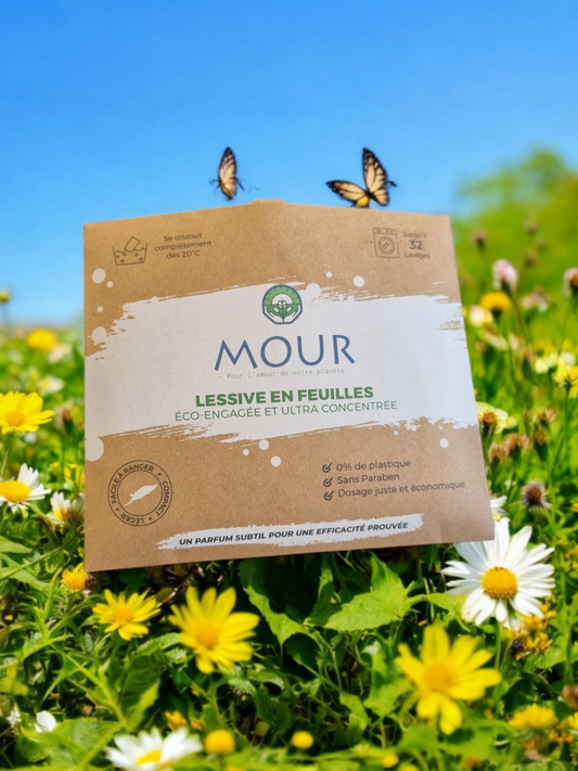 🧼 Mour Green – La lessive en feuille 100 % française et écoresponsable